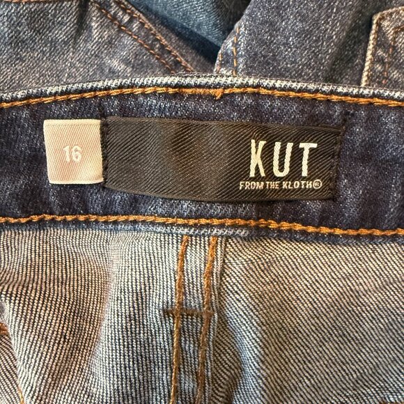 Women's Plus 16 Kut from the Kloth Rosa Ankle Vintage Straight High Rise - Picture 5 of 7